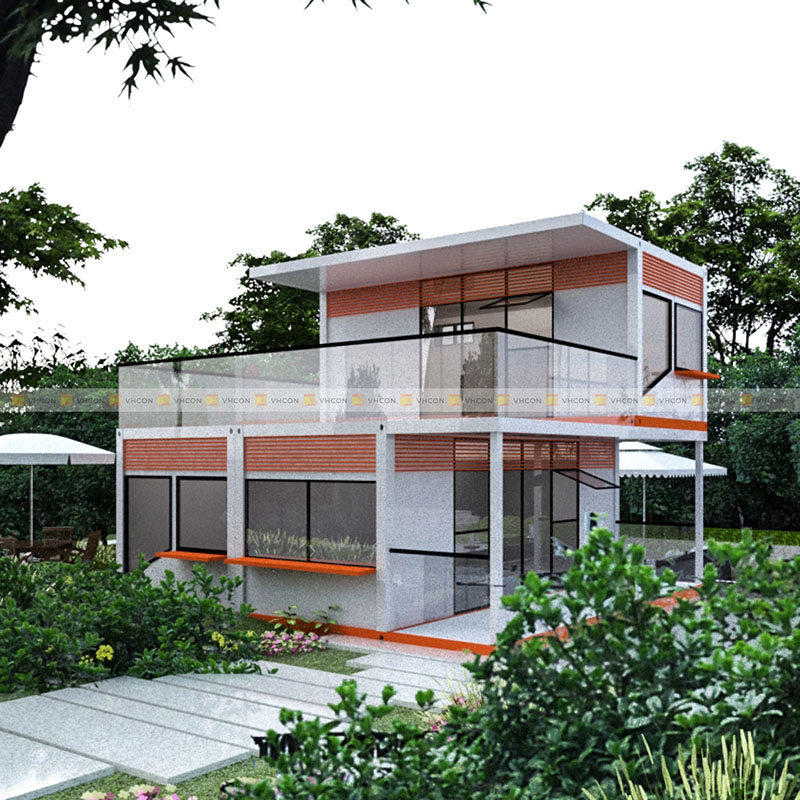 Casa Contianer de paquete plano plegable VHCON-X3