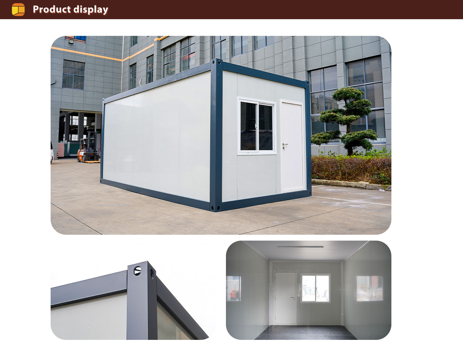 VHCON K5 assemble container house, a luxury prefab modular home with fast installation design and hotel style interior for global housing projects.